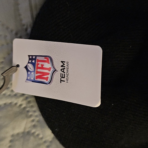 NFL Black and Blue Panthers Hat with Sporty Stripe - Picture 3 of 5